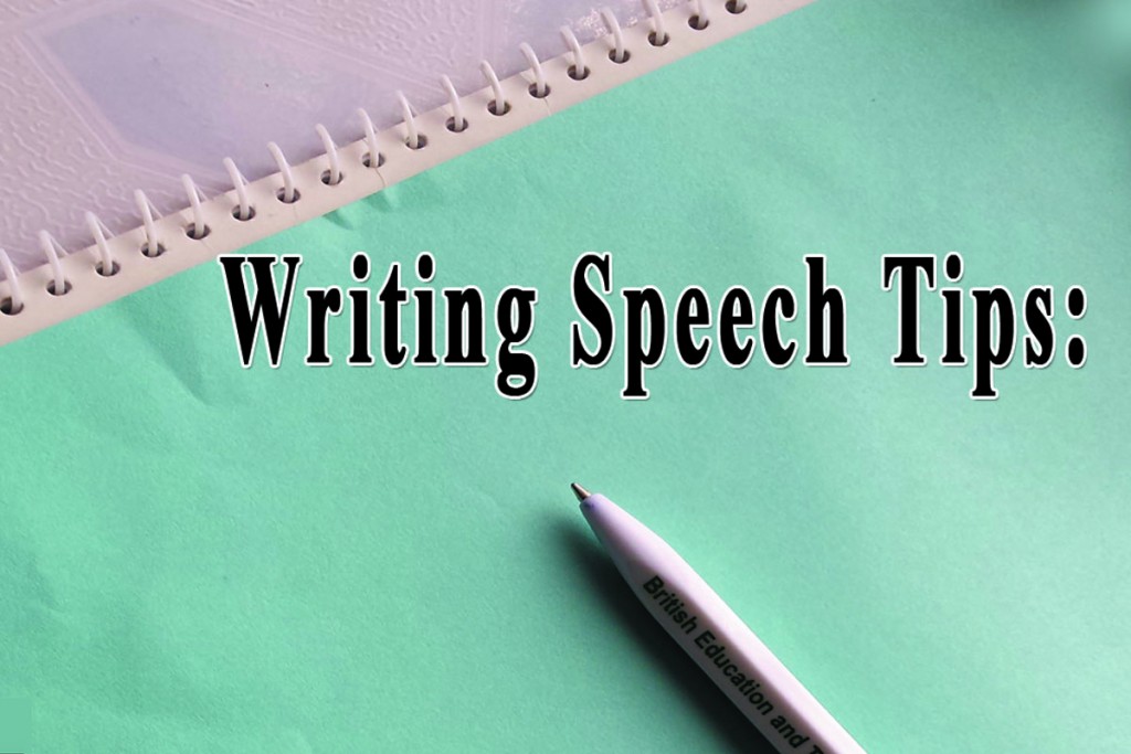 Five Tips For Writing the Best Speech in English