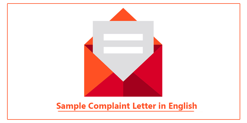 Sample Complaint Letter in English