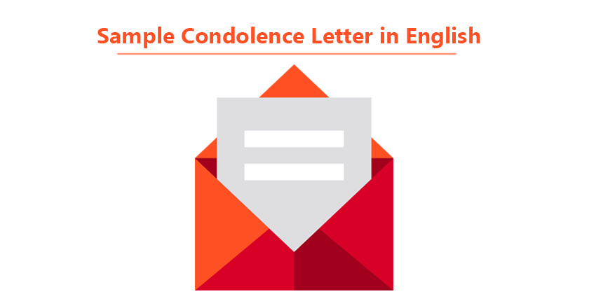 Sample Condolence Letter in English