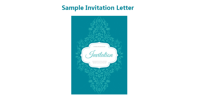 Sample Invitation Letter