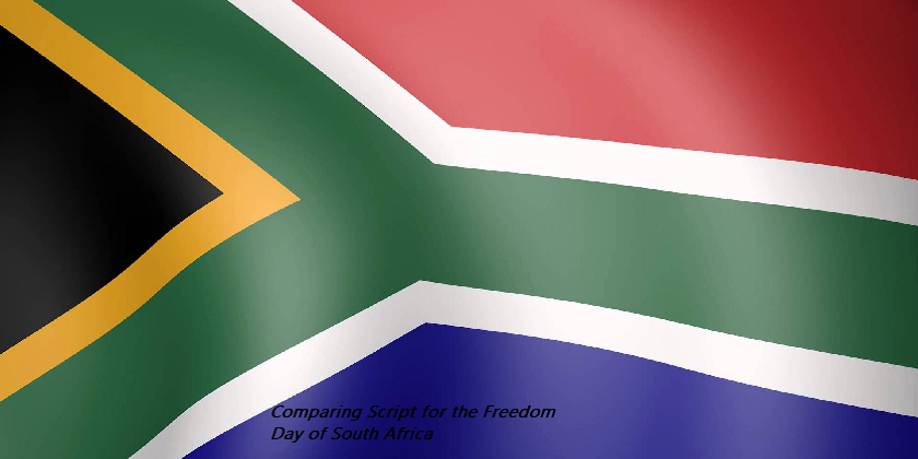 Anchoring Script for the South African Freedom Day