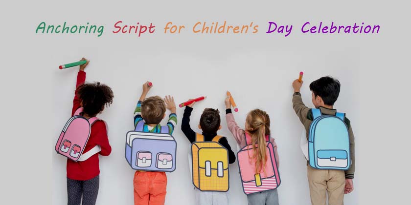 Anchoring Script for Children's Day Celebration