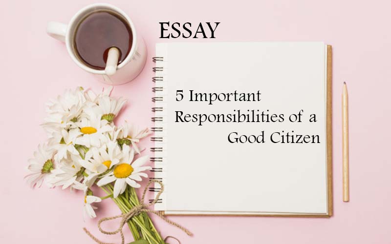 good citizen essay for class 6